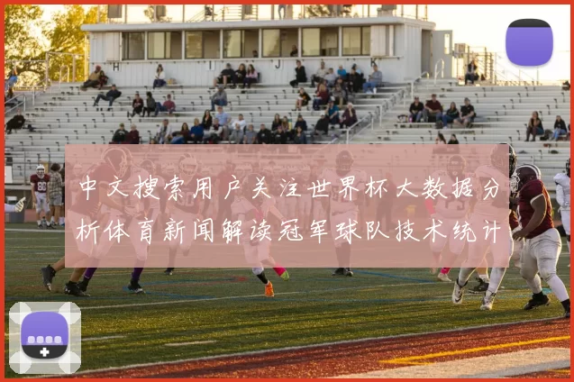 中文搜索用户关注世界杯大数据分析体育新闻解读冠军球队技术统计