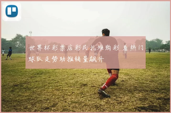 世界杯彩票店彩民扎堆购彩 看热门球队走势助推销量飙升